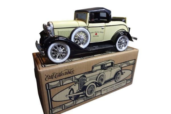 2001 Collectible - 1930 Ford Roadster Bank - Elmira Maple Syrup Festival