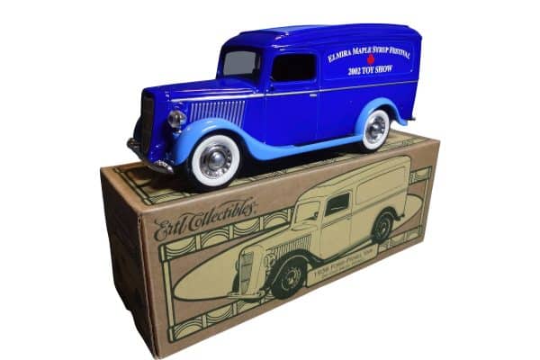 2002 Collectible - 1936 Ford Panel Van Bank - Elmira Maple Syrup Festival