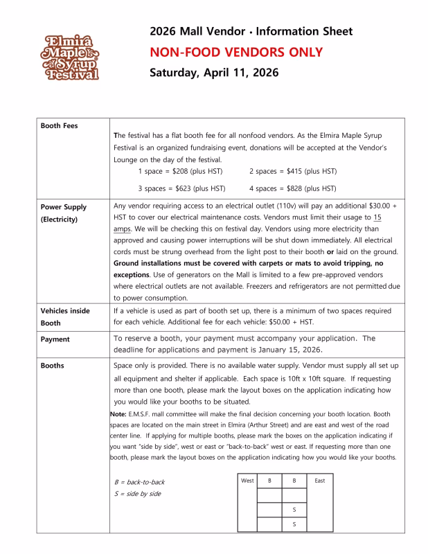 2026 EMSF Mall Non Food Application