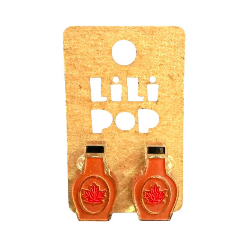 EMSF Merchandise - LiLi Pop Maple Syrup Bottle Earrings